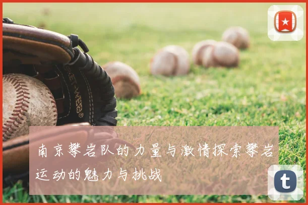 南京攀岩队的力量与激情探索攀岩运动的魅力与挑战