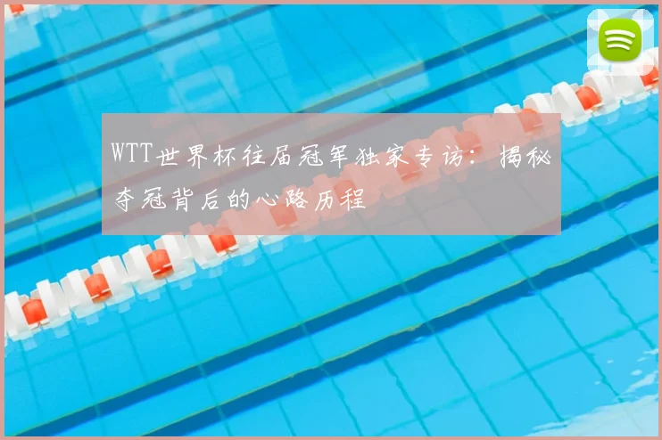 WTT世界杯往届冠军独家专访:揭秘夺冠背后的心路历程