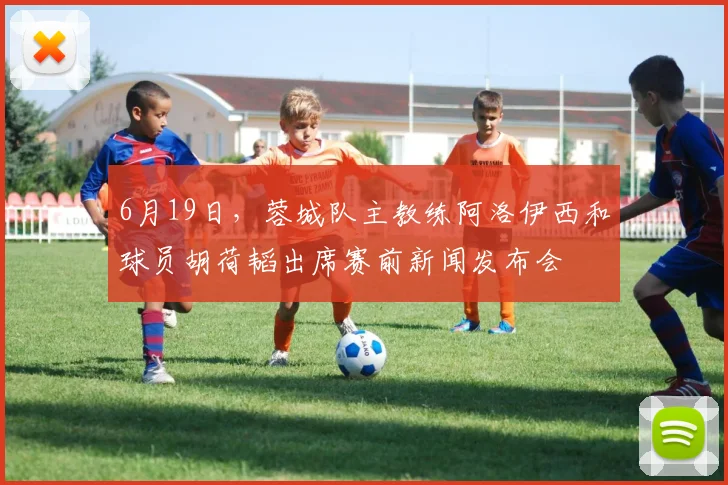 6月19日,蓉城队主教练阿洛伊西和球员胡荷韬出席赛前新闻发布会